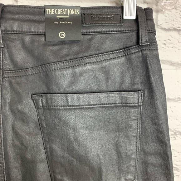 Blank NYC The Great  Jones Black High-Rise Skinny Jean Button Fly Women’s Sz 29 - Picture 9 of 12